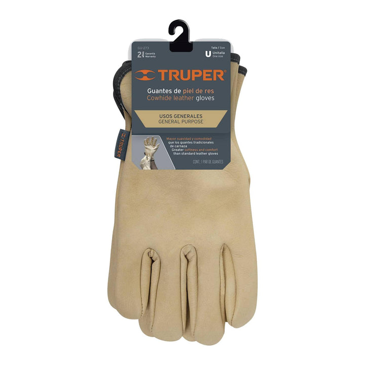 Guantes De Operador Piel De Res - Mundo Tool 