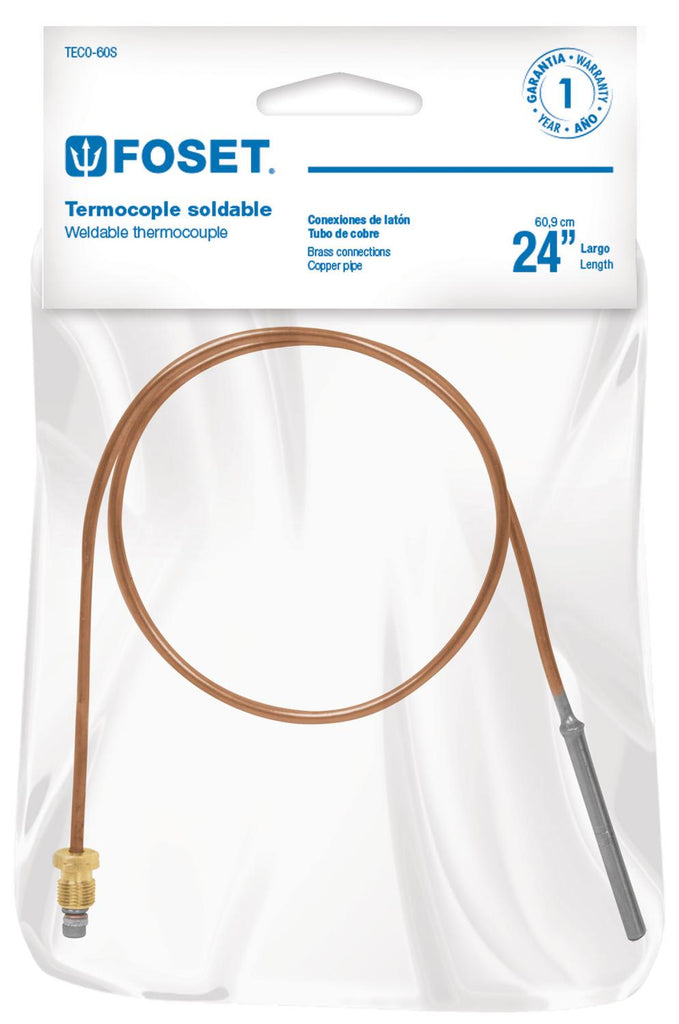 Termocople 60 cms, soldable Foset - Mundo Tool 