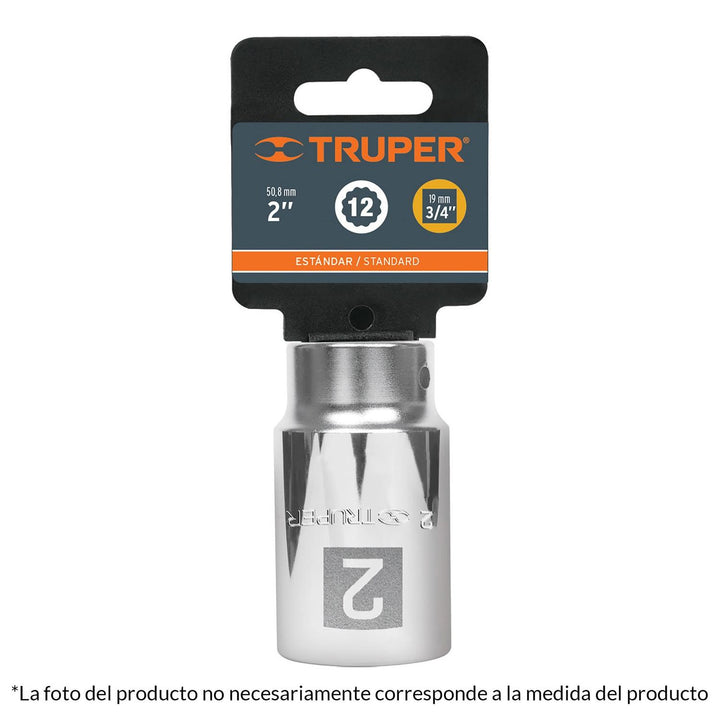 Dado de 1-7/8" cuadro 3/4" Truper - Mundo Tool 