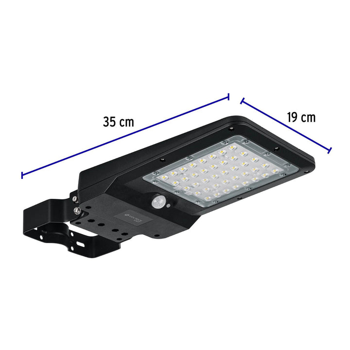 Luminario suburbano de LED 8 W con panel solar, Volteck - Mundo Tool 