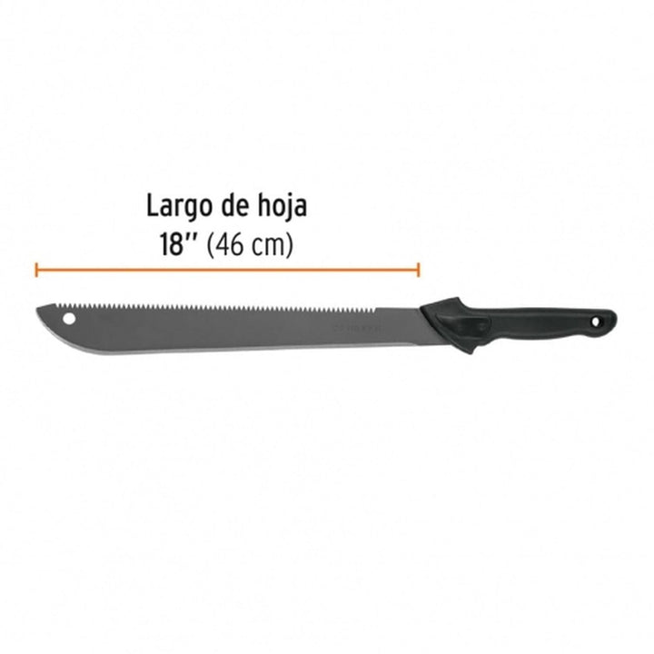 Machete Doble Filo, 18' Con Mango Inyectado Y F Truper - Mundo Tool 