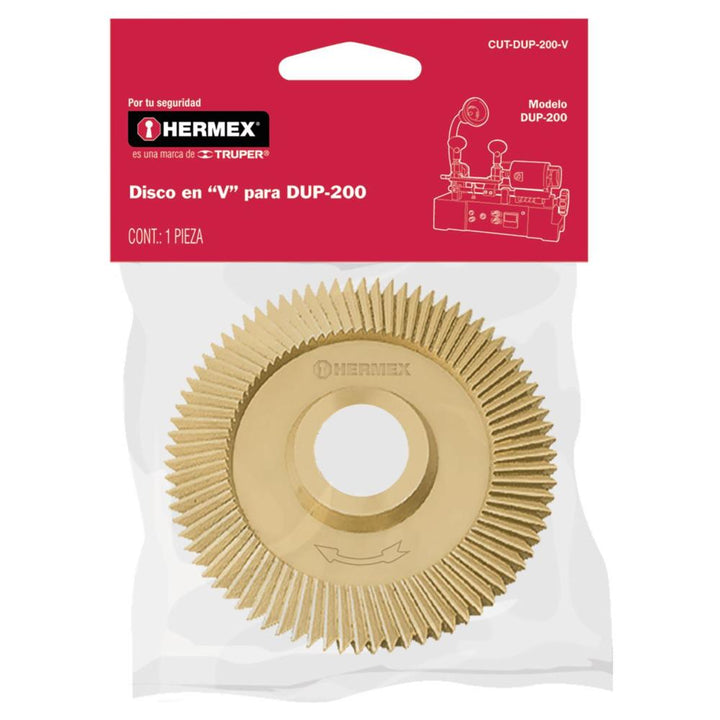 Disco Cortador Para Dup-200 V Hermex - Mundo Tool 