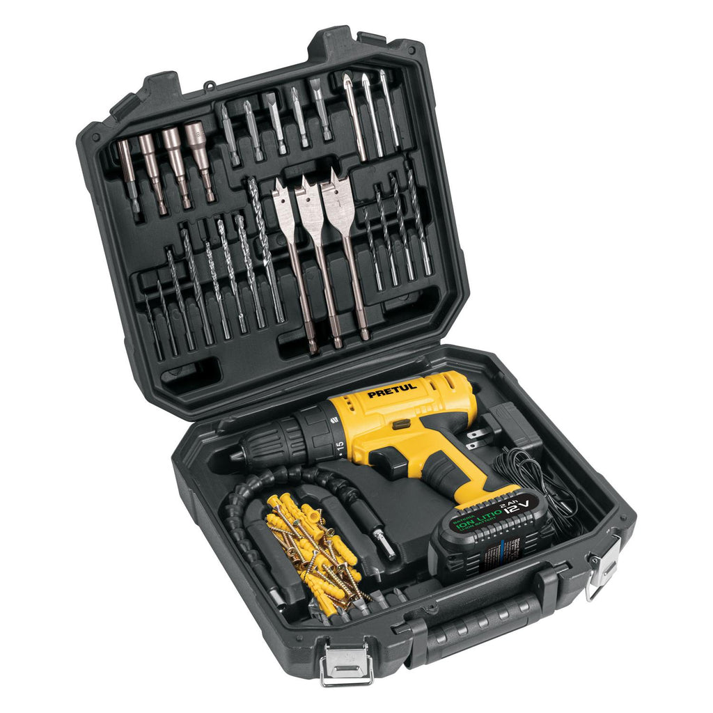 Kit taladro inalámbrico 3/8