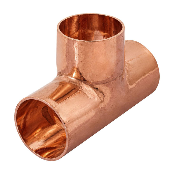 Tee de cobre sencilla, 1/2', Basic Foset - Mundo Tool 