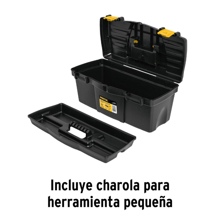 Caja Plástica Para Herramientas 19' Pretul - Mundo Tool 