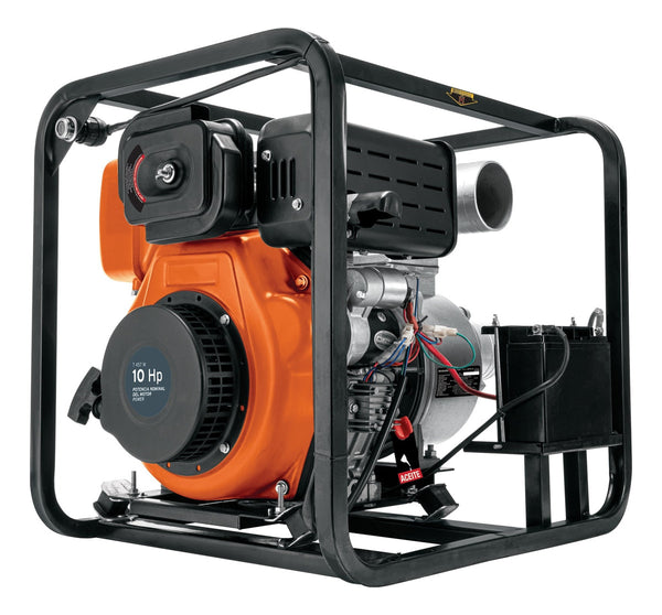Motobomba Autocebante 14 Hp Diesel 4 X 4 Truper 102422 - Mundo Tool 