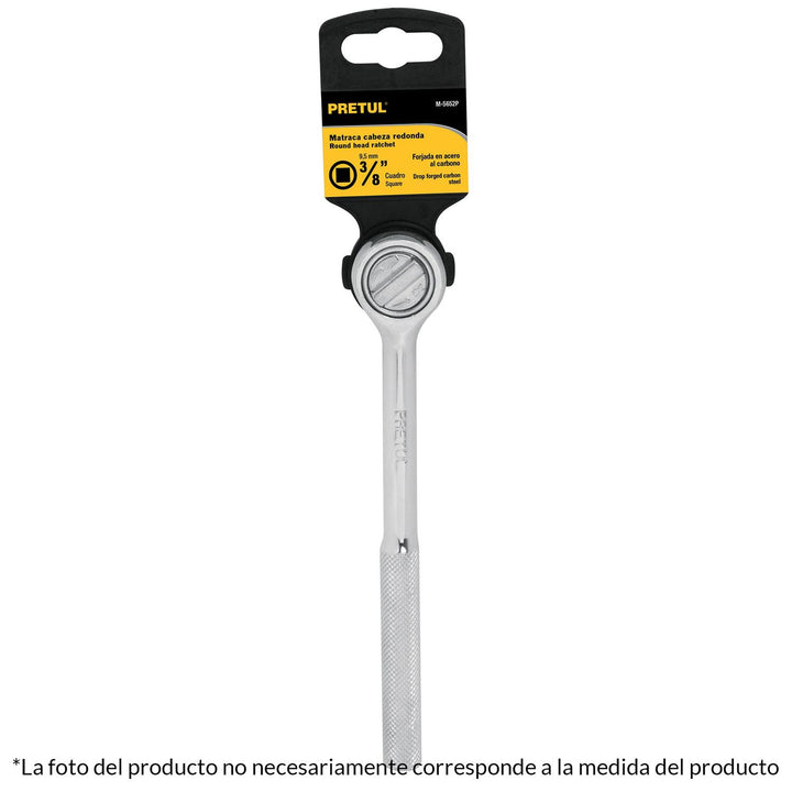 Matraca Cabeza Redonda Para Dados Cuadro 1/2' Pretul - Mundo Tool 