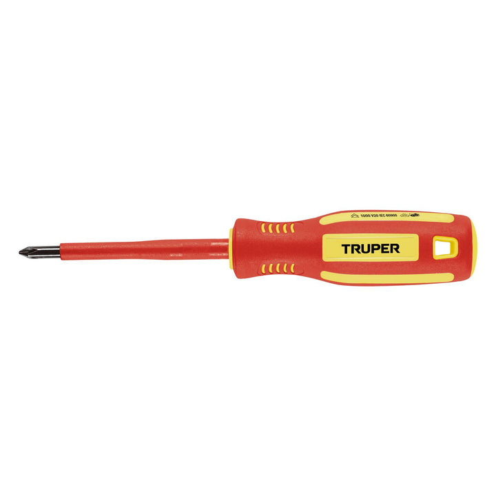 Desarmador dieléctrico de cruz 3/16" x 3", Truper - Mundo Tool 
