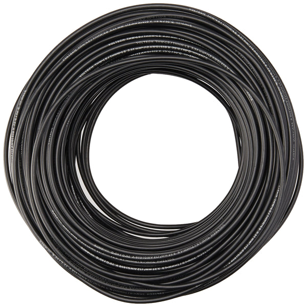Volteck CAB-12N Cable Thhw-Ls, 12 Awg, Color Negro - Mundo Tool 