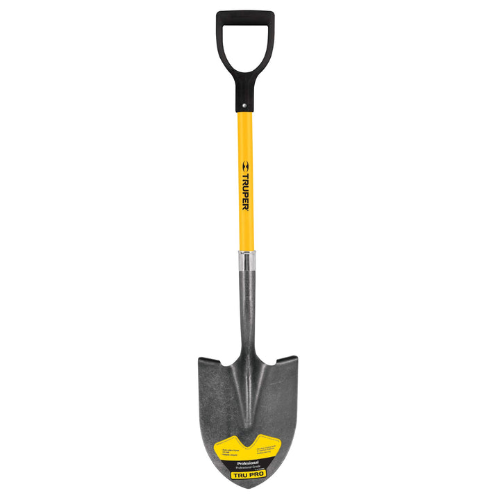 Truper PRY-F, Pala redonda, modelo Tru Glass, puño ″Y″ - Mundo Tool 
