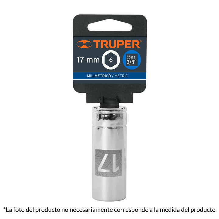 Dado de 1/2" largo cuadro 3/8" - Mundo Tool 