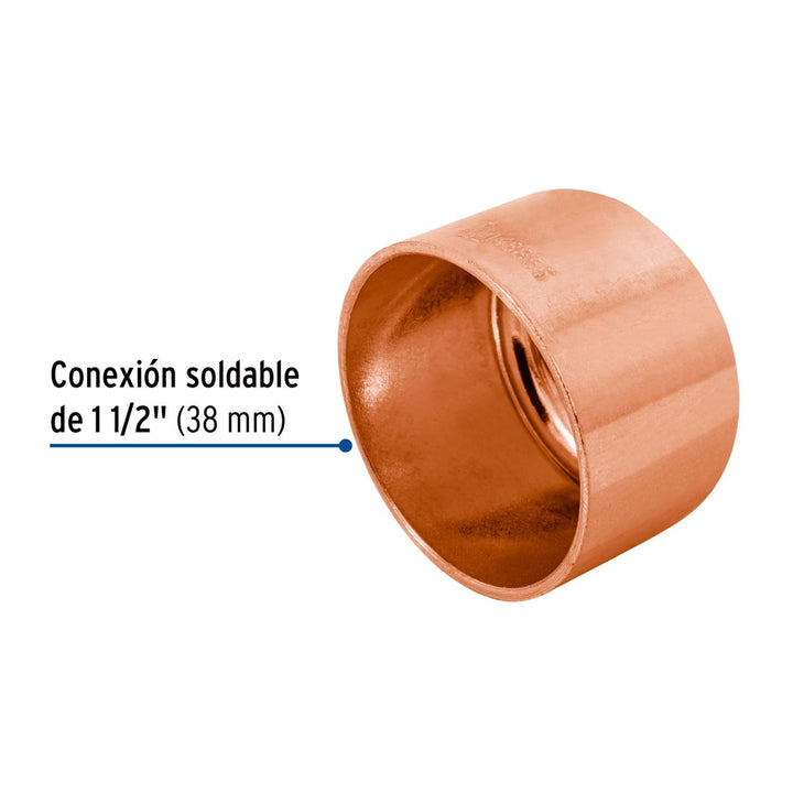 Tapón de cobre 1-1/2' Foset - Mundo Tool 