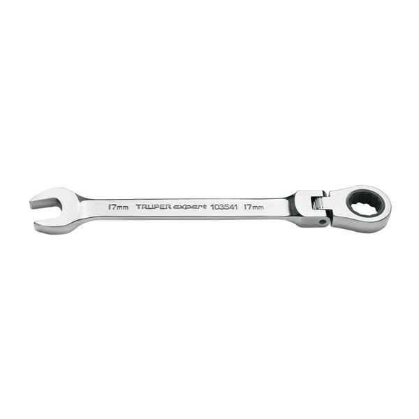 Llave combinada con matraca 17 mm flexible, Expert - Mundo Tool 