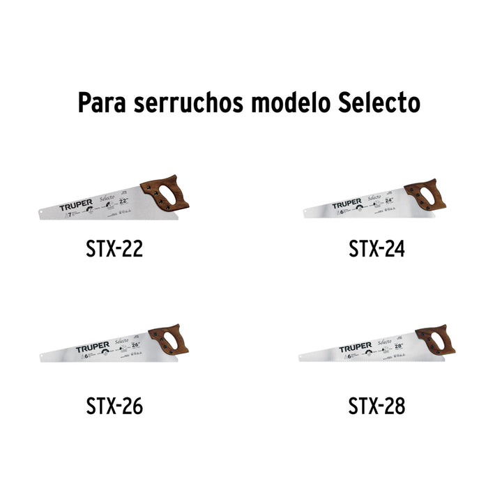 Tornillos Para Serruchos Selecto, Dorado y Diamante  Bolsa Con 10 Pzas. - Mundo Tool 