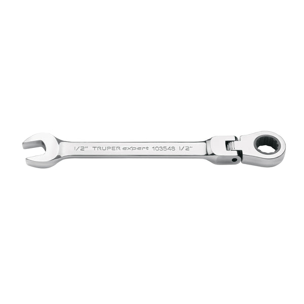 Llave combinada con matraca 1/2' flexible, Expert - Mundo Tool 