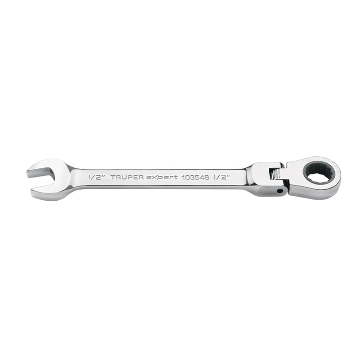 Llave combinada con matraca 1/2' flexible, Expert - Mundo Tool 