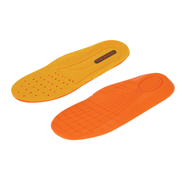 Plantillas Anti-fatiga No. 23 Truper 17412 Color Amarillo-gris Tamaño De La Plantilla 23