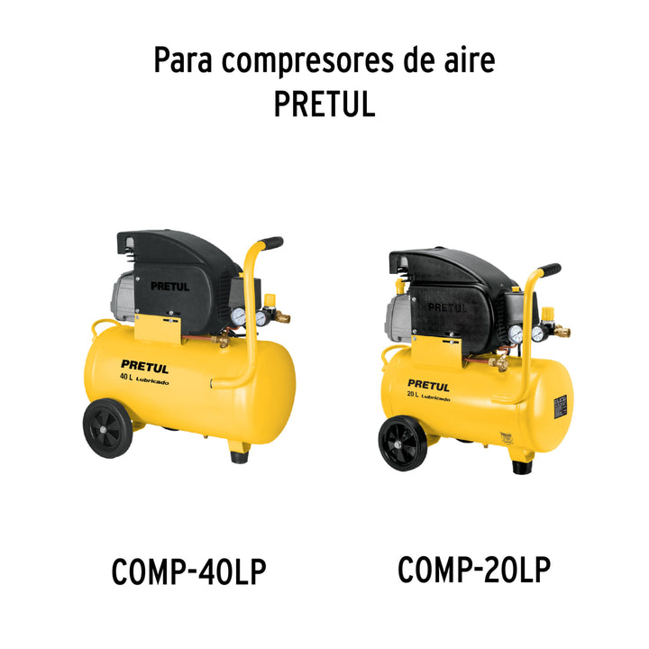 2 patas de goma para compresores Grupo 6, Truper - Mundo Tool 
