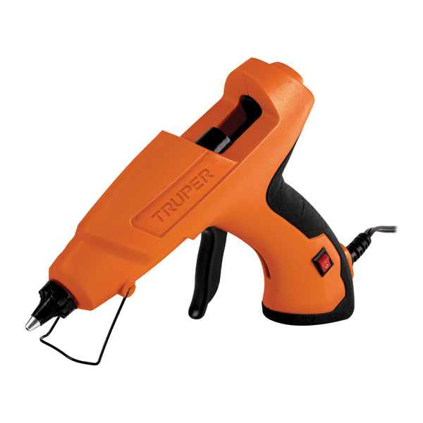 Pistola eléctrica de 80 W para silicón de 1/2', TRUPER - Mundo Tool 