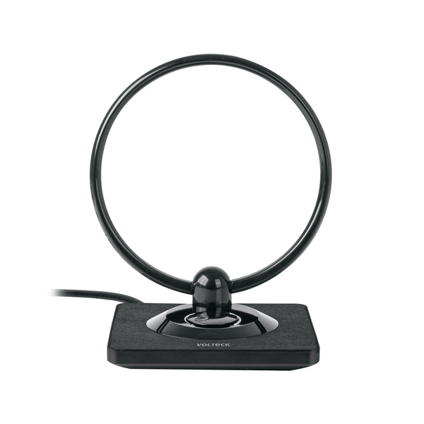 Antena de interior para TV HD, tipo aro, 28 dB, VOLTECK - Mundo Tool 