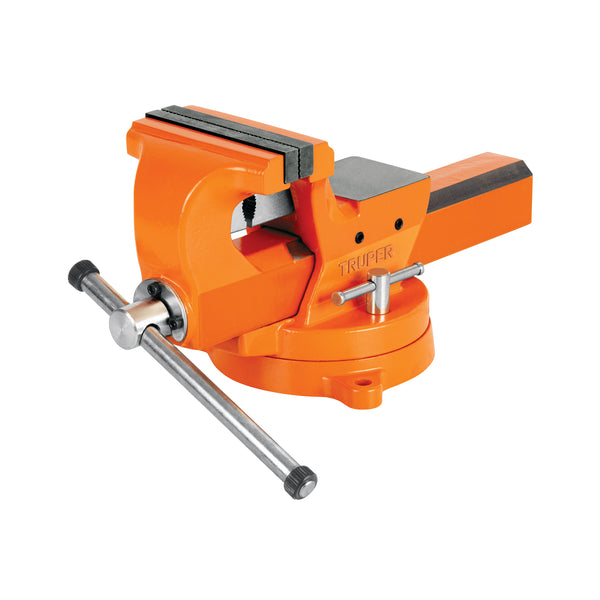 Tornillo de banco 5' industrial de hierro dúctil, Expert - Mundo Tool 
