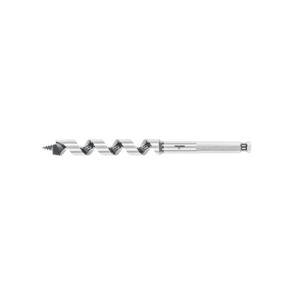 Broca auger tipo berbiquí 1/2' X 6', TRUPER - Mundo Tool 