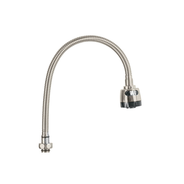Cuello flexible para mezcladora de fregadero, satín, AQUA - Mundo Tool 