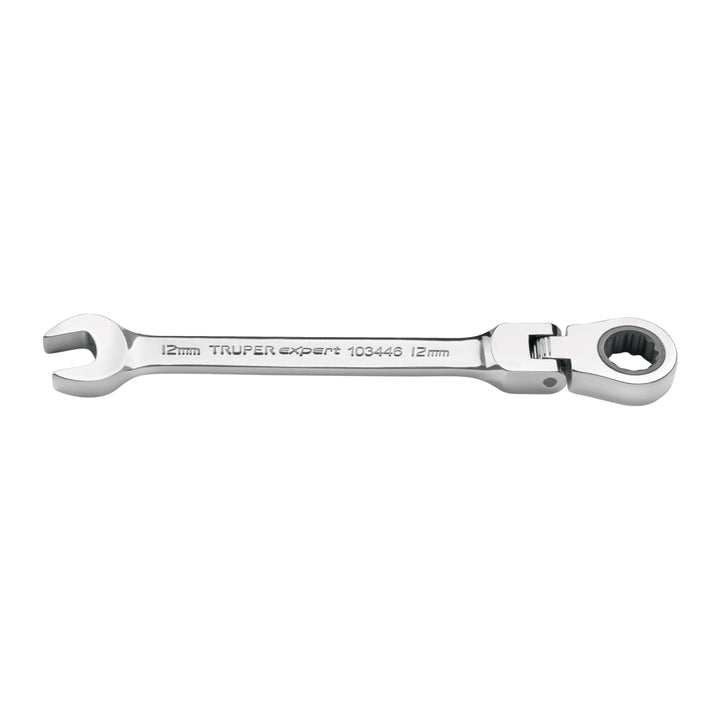 Llave combinada con matraca 12 mm flexible, Expert - Mundo Tool 