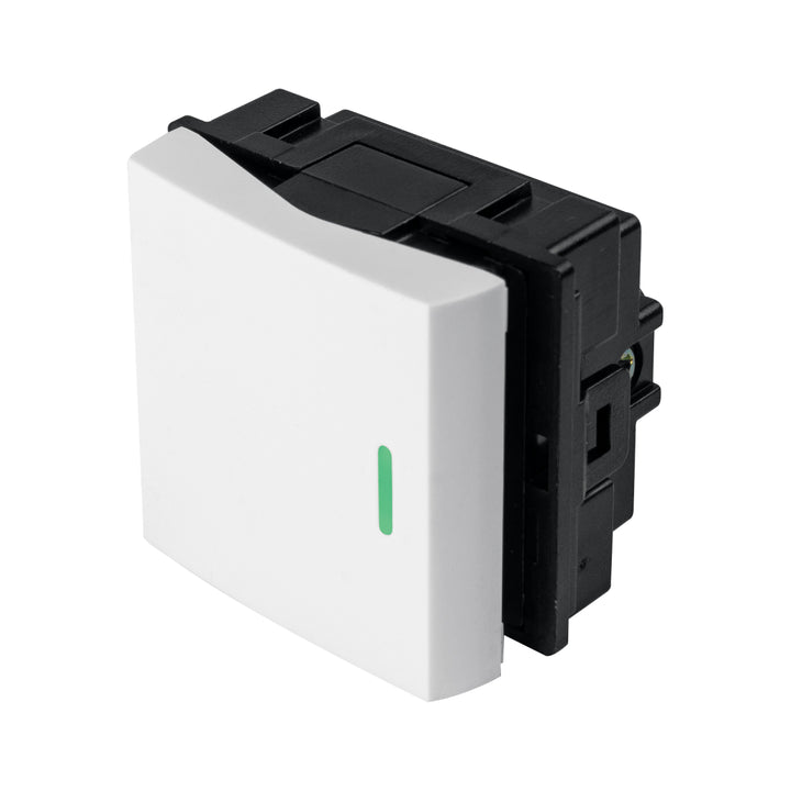 Interruptor sencillo de 1.5 módulos, línea Toledo, Basic - Mundo Tool 