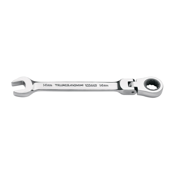 Llave combinada con matraca 14 mm flexible, Expert - Mundo Tool 
