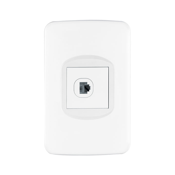 Placa armada 1 toma para teléfono 1.5 módulos, Toledo - Mundo Tool 