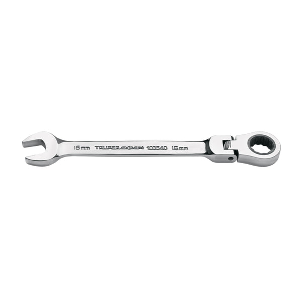 Llave combinada con matraca 16 mm flexible, Expert - Mundo Tool 