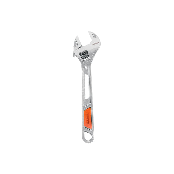 Llave Perica 10' Cromado Con Grip Truper