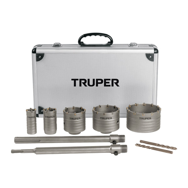 Juego de Brocasierras SDS de carburo para concreto, Truper - Mundo Tool 