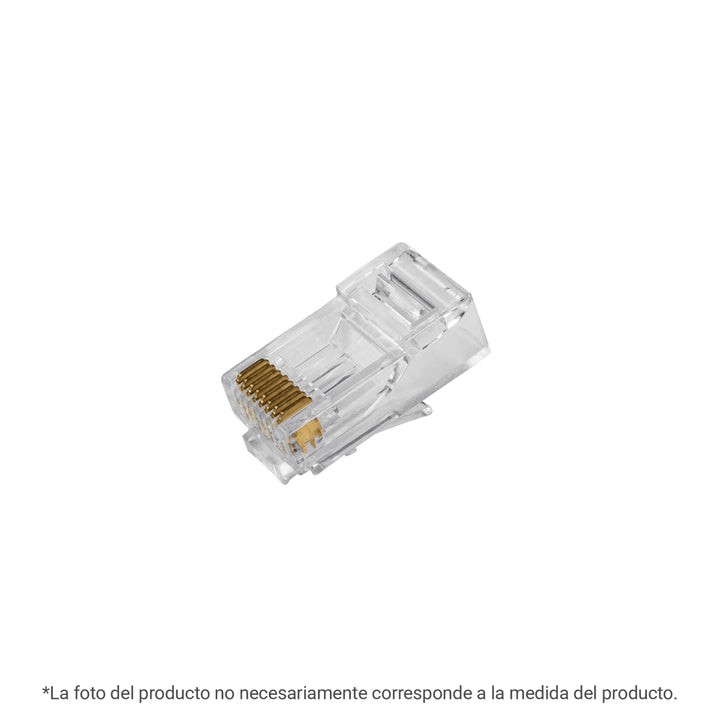 Plug RJ45 CAT5E, Bote con 100 piezas, VOLTECK - Mundo Tool 