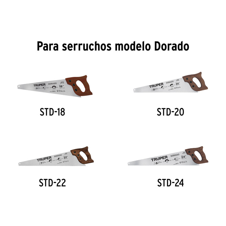 Tornillos Para Serruchos Selecto, Dorado y Diamante  Bolsa Con 10 Pzas. - Mundo Tool 