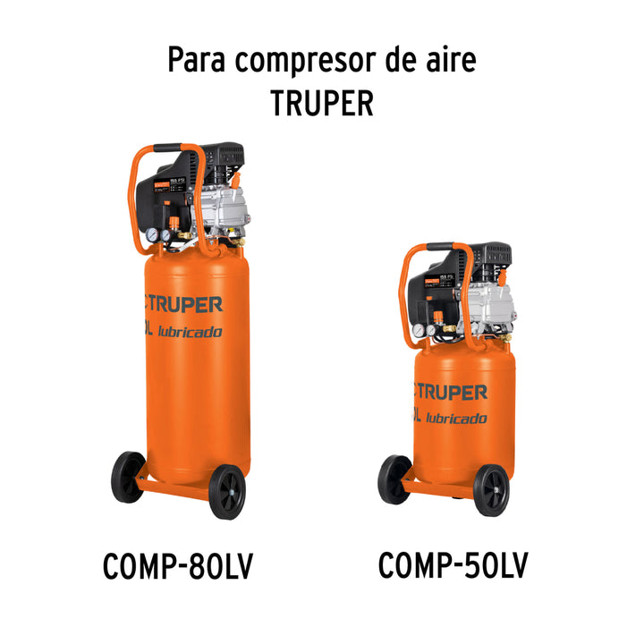2 patas de goma para compresores Grupo 6, Truper - Mundo Tool 