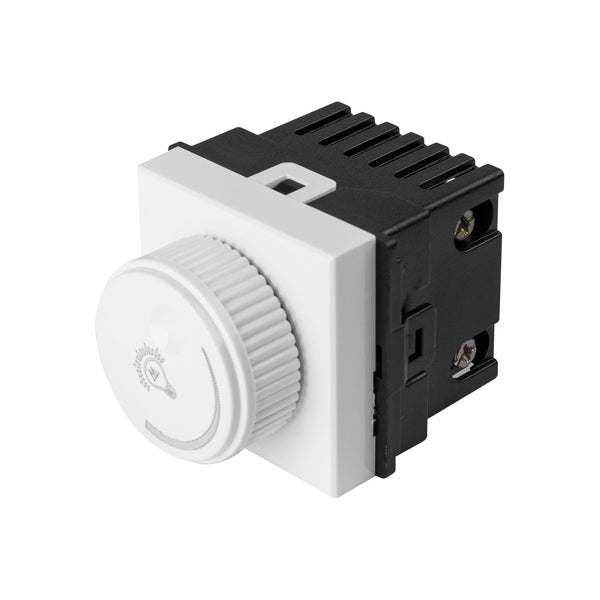 Dimmer giratorio de 1.5 módulos, línea Toledo, Basic - Mundo Tool 
