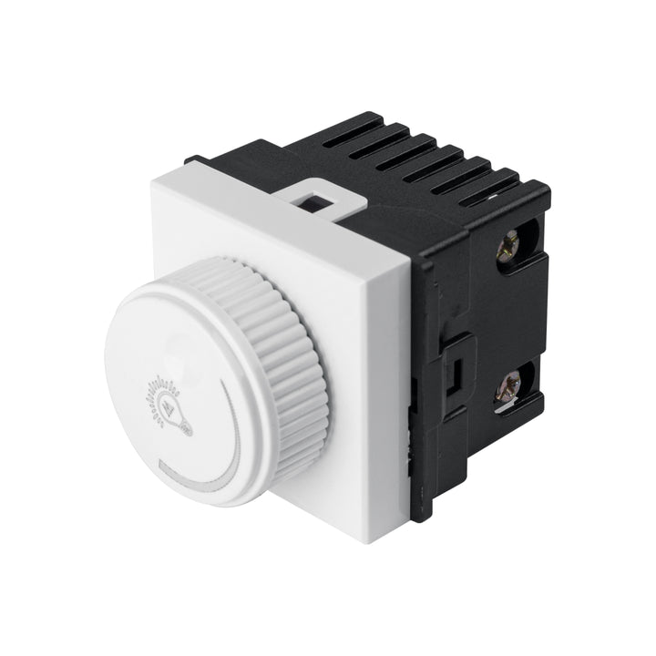 Dimmer giratorio de 1.5 módulos, línea Toledo, Basic - Mundo Tool 