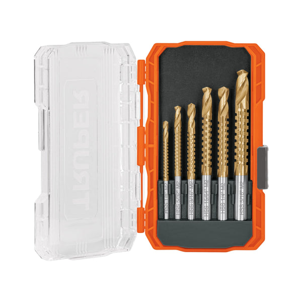 Juego de 6 brocas multimaterial helicoidal con sierra, TRUPE - Mundo Tool 