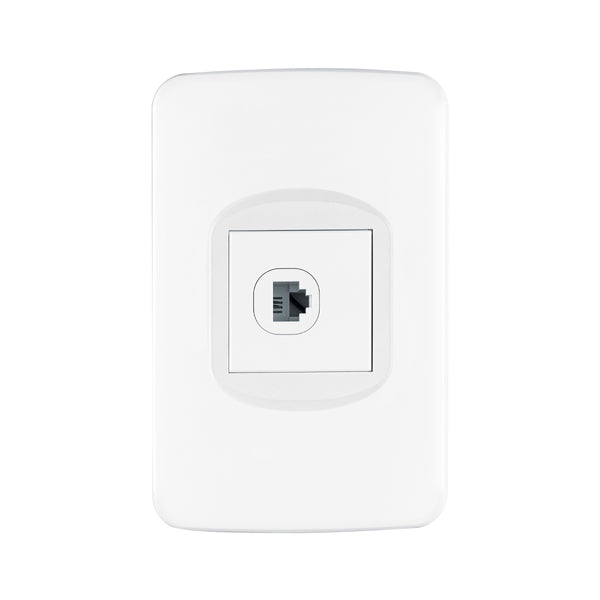 Placa armada 1 toma para teléfono 1.5 módulos, Toledo - Mundo Tool 