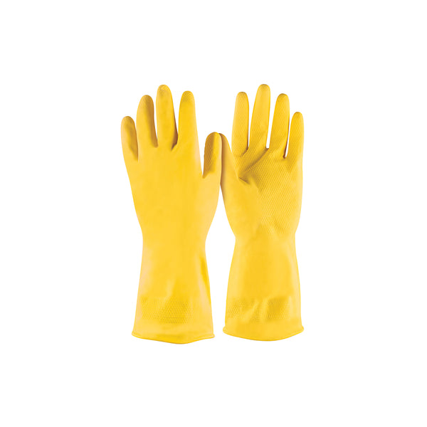 Guantes de látex para limpieza, amarillos, XCH, Pretul