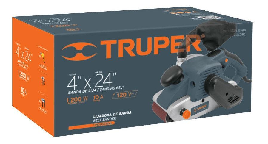 Lijadora De Banda 4 X 24 Industrial 1200 W Truper - Mundo Tool 